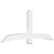 Ekena Millwork Bellingham Architectural Grade PVC Gable Bracket, 84"W x 35"H x 4"D x 6"F, 10/12 Pitch GBP084X35X0406BEL00 - alternate 1